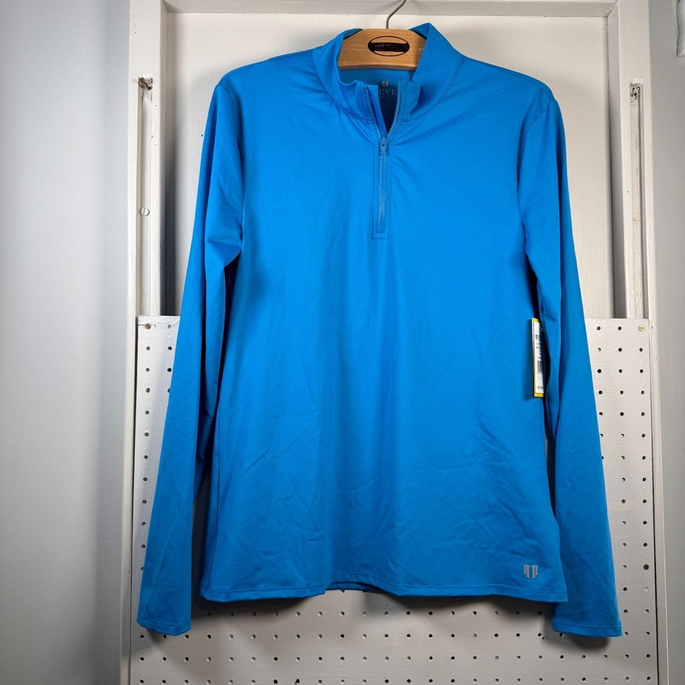 Eleven Venus Williams Pullover Light Jacket Women's Small Blue Stand-Up‎ Collar